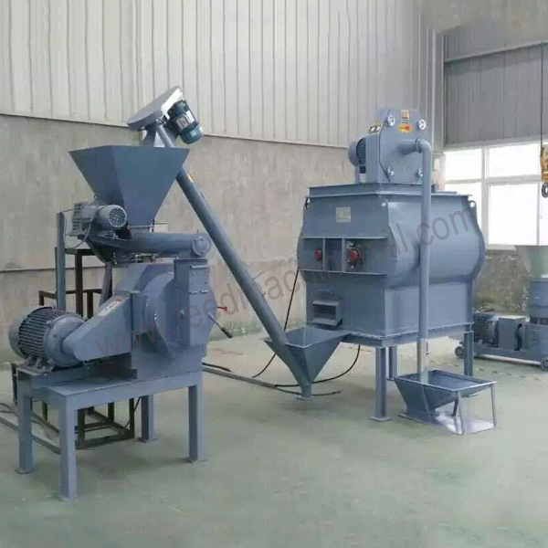 Manual feed mill processing machine