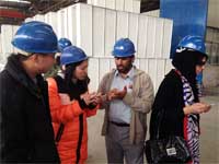 Our Oman customer Mr Salim visited our factory