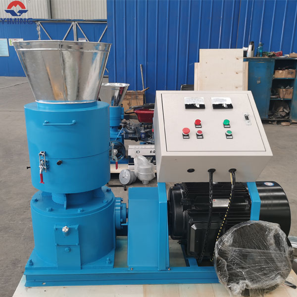 Flat-die pellet mill